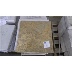 Kashmir Gold 18" x18" Polished Tile- 16 boxes, 96 pieces approx 216sq ft retail value of 4795.00