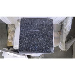 Blue Pearl 18"x18" Granite Tile- 19 boxes, 114 pieces approx 256sq ft retail vlaue of 4554.00