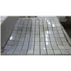 Image 3 : Statuary White 1" x1"- 6.5 boxes, 65 pieces, 12" x 12" approx 65 sq.ft retail value of 1231.00