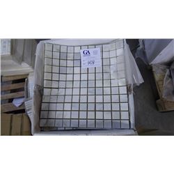 Statuary White 1" x1"- 6 boxes, 60 pieces, 12" x 12" approx 60 sq.ft retail value of 1137.00