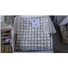 Image 1 : Statuary White 1" x1"- 6 boxes, 60 pieces, 12" x 12" approx 60 sq.ft retail value of 1137.00