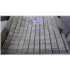 Image 2 : Statuary White 1" x1"- 6 boxes, 60 pieces, 12" x 12" approx 60 sq.ft retail value of 1137.00