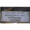 Image 4 : M#116 Travertine Mosaic- 1 box, 10 pieces, 12" x 12" sheets approx 10 sq.ft retail value of 179.00