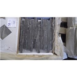 Lava Wave Vein Cut Mini Planking Mosaic- 9 boxes, 90 pieces, 12" x 12" sheets approx 90sq.ft retail 