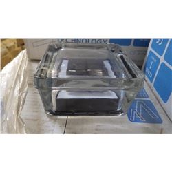 Glass Block, Clear 4 LED light (4" x4" squares)- 7 boxes, 56 pieces retail value of 5373.00