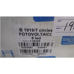Glass Block, Clear 3 LED light (6" x 6" squares)- 5 boxes, 25 pieces retail value of 2398.00