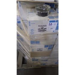 Glass Block, Clear 8 LED light (4" x 4" circles)- 7 boxes, 56 pieces retail value of 7725.00
