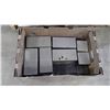 Image 8 : Glass Block, Mixed Pallet, blue, grey, clear, sienna. Solid sqaure and rectangular glass blocks- app