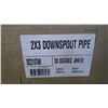 Image 2 : 2"x3" Down Spout Pipe, 30 Degree White- 5 boxes, 50 pieces, 500 sq.ft