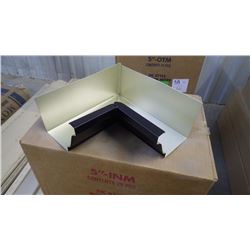 5" Inside Corners, Black- 1 box, 20 pieces