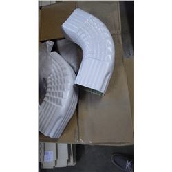 Style B Elbow 2"x3", 30 Degree White- 3 boxes, 90 pieces