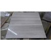Image 2 : White Woodridge 24" x 24" Marble Tile- 1 crate, 102 pieces approx 408sq ft retail value of 8053.00