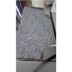 Luna Pearl 18" x 18" Granite Tile- 1 crate, 168 pieces approx 378sq ft retail value of 5872.00