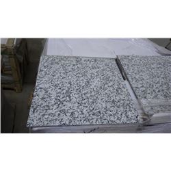 Luna Pearl 18" x 18" Granite Tile- 1 pallet, 175 pieces approx 393sq ft retail value of 6116.00