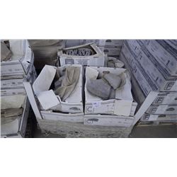 Heritage Stone, Grey Field Stone corners, 5 boxes, 30 lineal ft retail value of 388.00