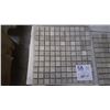 Image 1 : Grey Woodridge Vein Cut 1" x 1" Marble Mosaic- 21 boxes, 12" x 12" sheets 105 pieces, approx 105 sq.
