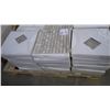 Image 3 : Grey Woodridge Vein Cut 1" x 1" Marble Mosaic- 21 boxes, 12" x 12" sheets 105 pieces, approx 105 sq.