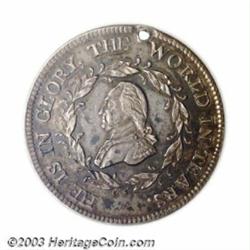 1799 Washington Funeral Medal Silver XF40 Holed Uncertified....