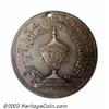 Image 2 : 1799 Washington Funeral Medal Silver XF40 Holed Uncertified....