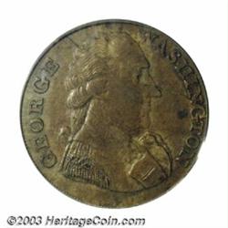 Undated MEDAL Washington Success Medal, Large Size, Plain Edge MS62 PCGS. Baker-265, R.6. Antique...