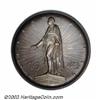 Image 1 : 1883 American Numismatic Society Washington Statue MS63....
