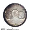 Image 2 : 1883 American Numismatic Society Washington Statue MS63....
