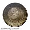 Image 1 : 1882 Washington Counterstamp on a Silver Dollar AU58....
