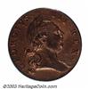 Image 1 : 1773 1/2P Virginia Halfpenny, Period MS64 Red PCGS. Breen-180. Very well struck for this popular...