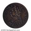 Image 1 : 1787 COPPER Connecticut Copper, Laughing Head AU50 PCGS. M. 6.2-M, R.4. There are two Laughing He...