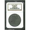 Image 3 : 1776 $1 Continental Dollar, CURRENCY, Pewter AU53 NGC. Newman 2-C. Light gray pewter surfaces, th...