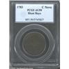 Image 1 : 1783 COPPER Nova Constellatio Copper, Blunt Rays AU50 PCGS. Crosby 3-C. Well defined, the medium...
