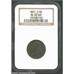 1828 1/2 C 12 Stars MS61 Brown NGC....