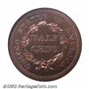 Image 2 : 1857 1/2 C PR66 Red and Brown NGC....