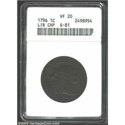 1796 1C Liberty Cap VF20 ANACS....