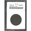 Image 1 : 1796 1C Liberty Cap VF20 ANACS....