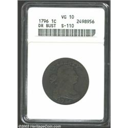 1796 1C Reverse of 1796 VG10 ANACS. S-110, R.3....