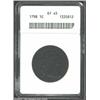 Image 1 : 1798 1C Second Hair Style XF45 ANACS....
