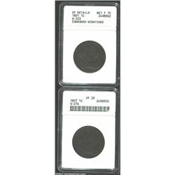 1801 1C 1/000--Corroded, Scratched--ANACS, VF Details, Net Fine 15, boldly detailed with mahogany...
