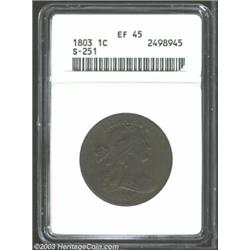 1803 1C Small Date, Small Fraction XF45 ANACS....