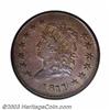Image 1 : 1811/0 1C MS63 Brown NGC. S-286, R.3. A rare and perhaps unique Mint State example of this sought...