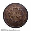 Image 2 : 1811/0 1C MS63 Brown NGC. S-286, R.3. A rare and perhaps unique Mint State example of this sought...