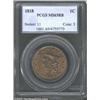 Image 1 : 1818 1C MS63 Red and Brown PCGS. N-10, R.1. The E in LIBERTY is recut near the peak, and the reve...