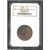 Image 1 : 1831 1C Medium Letters MS64 Brown NGC. N-3, R.1. The I in LIBERTY is recut at the peak. While cho...
