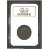 Image 1 : 1833 1C MS64 Brown NGC. N-5, R.1. Both sides have lengthy peripheral die cracks, as made. Iridesc...