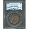 Image 3 : 1835 1C Large 8 and Stars MS64 Red and Brown PCGS....