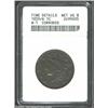 Image 1 : 1839/6 1C VG8--Corroded--ANACS. Fine Details, Net VG8. N-1, High R.3. A medium brown example with...