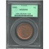 Image 1 : 1850 1C MS65 Red and Brown PCGS....