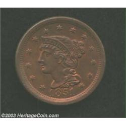 1851 1C MS62 Red and Brown Questionable Color Uncertified....