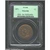 Image 1 : 1851 1C MS64 Red and Brown PCGS....