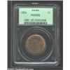 Image 1 : 1854 1C MS65 Red and Brown PCGS....